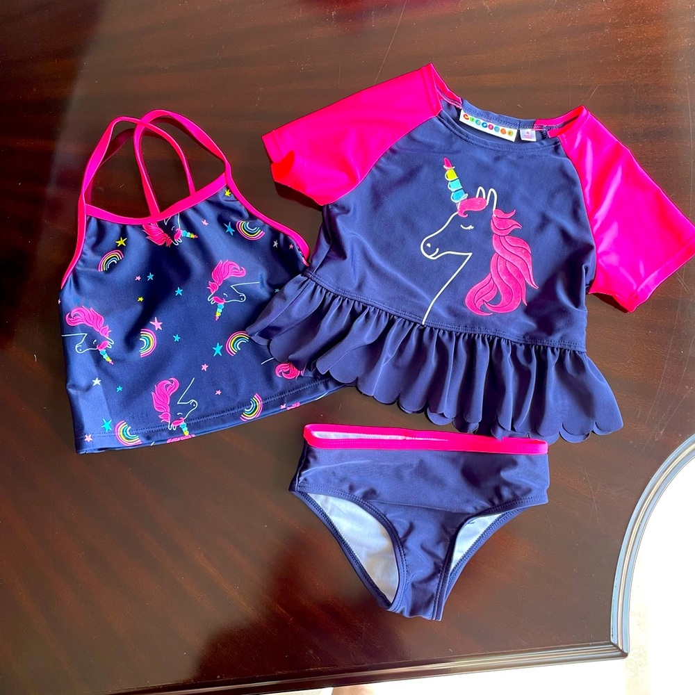 3 piece swim suit